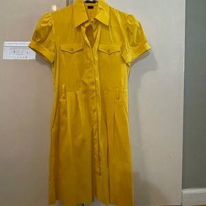 Yellow Theory shirt dress